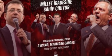 CHP, Avcılar’da ‘Millet İradesi’ Mitingi Yapıyor